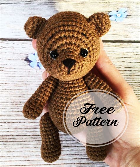 Einfacher kleiner Bär Amigurumi Anleitung PDF Kostenlos AmigurumiHakenl