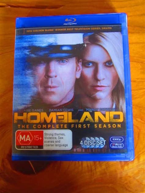 Dvd Blu Ray Homeland The Complete First Season 4 Disc Set Great Must