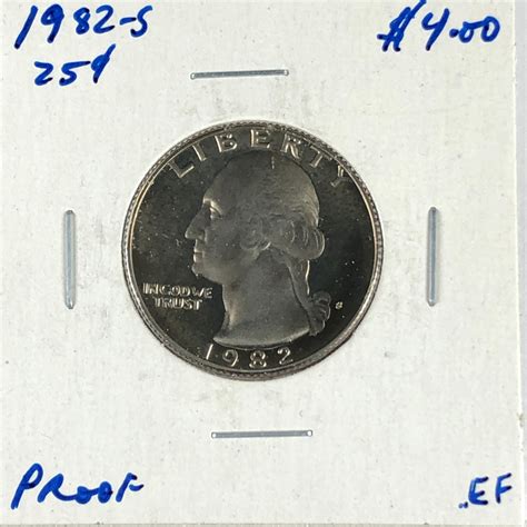 S Proof Washington Quarter Deep Cameo Property Room