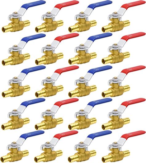 In Pex Ball Valves Pcs Pex Brass Full Port Shut Off Ball Valve