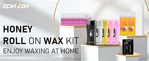 Amazon Digital Roll On Wax Kit Honey Wax Roller Waxing Kit For