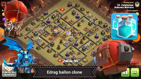 Perfect Hdv Vs Hdv Electro Dragon Baloon Clone Clash Of Clans