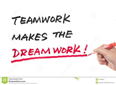 Teamwork Dreamwork Quotes. QuotesGram