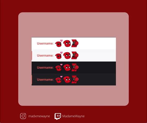 Deadpool Emote Set 3 Twitch Emotes Marvel Emote Pack Funny Streamer - Etsy