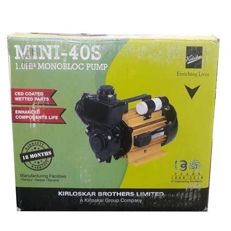 Kirloskar Mini 40s Monoblock Pump 1hp At Rs 6500unit In Surat Id 23765612912