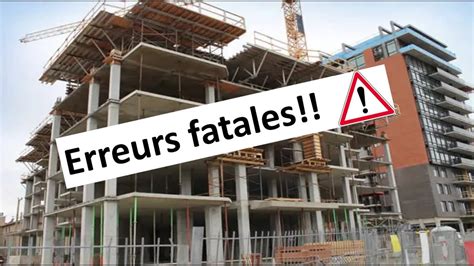 Erreurs fatales à éviter pour construire un bâtiment YouTube