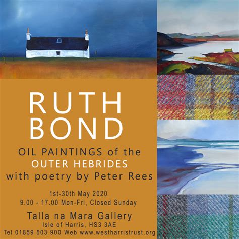 Exhibition Isle Of Harris Talla Na Mara Ruth Bond Northumbrian Artist