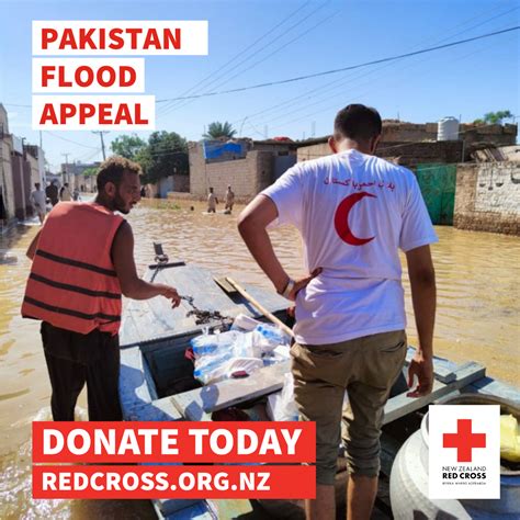 Pakistan Monsoon Floods New Zealand Red Cross