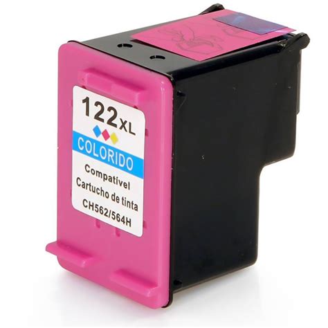 Cartucho de Tinta Colorido Compatível 122 xl para HP 2050 Mundoware