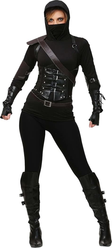 Ninja Assassin Costume For Women Women S Ninja Costume Set Amazon Ca Clothing Shoes