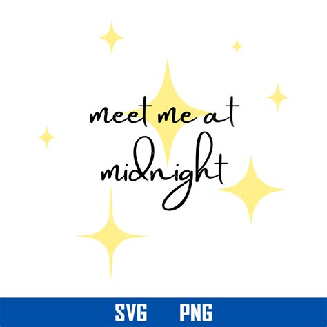 Meet Me At Midnight Svg Midnight Svg Taylor Swift Svg Png Inspire