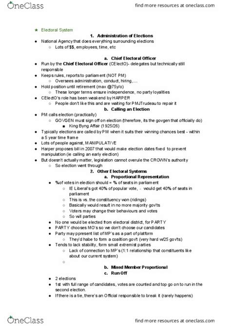 Poli Lecture Notes Fall Lecture Westminster System