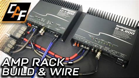 How To Amplifier Rack And Wiring Organized And Serviceable Youtube