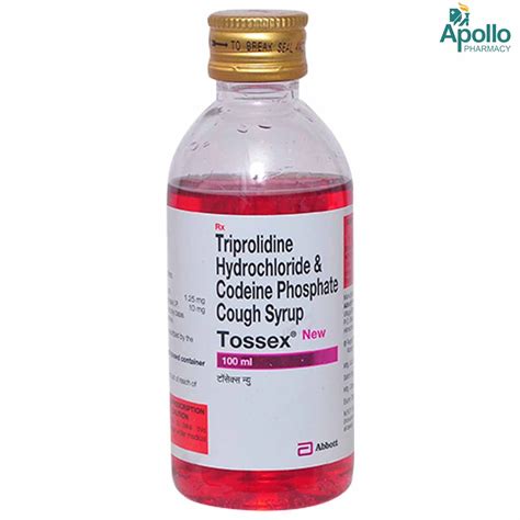 Tossex New Syrup Uses Side Effects Price Apollo Pharmacy