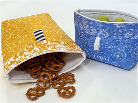 How To Make Reusable Snack Bags Simple Sewing Tutorial You Make It