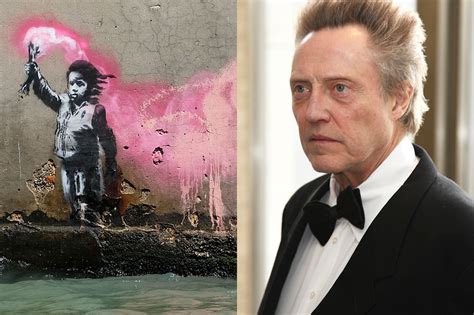 Banksy Painting Destroyed by Christopher Walken | Hypebeast