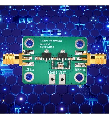 M Dulo Amplificador Rf De Banda Ancha De Ganancia De Cuotas