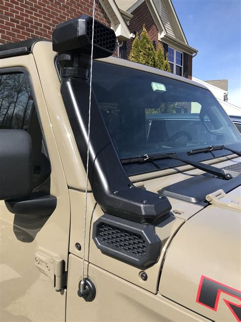 Rugged Ridge AmFib Snorkel System For 18 23 Jeep Wrangler JL