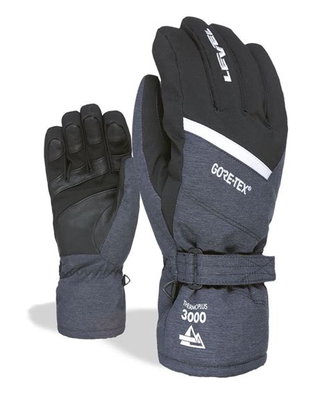 Gants De Ski Snow Level Evolution Gore Tex Homme Noir Livraison