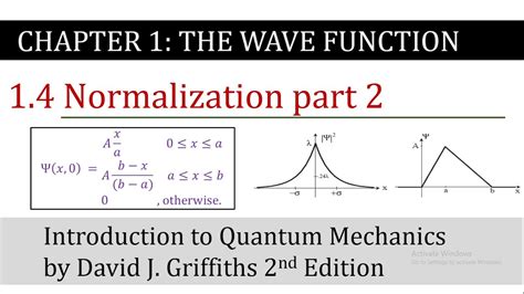 Normalization Part The Wave Function Griffiths Quantum