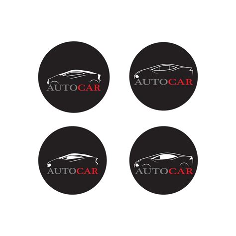 Car silhouette logo Vector template icons 3242986 Vector Art at Vecteezy