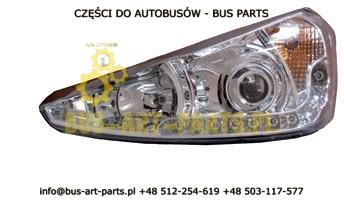 REFLEKTOR PRZEDNI SCANIA IRIZAR PB H7 LEWY LED DRL