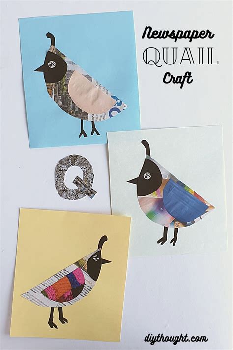 Quail Printable Craft Artofit