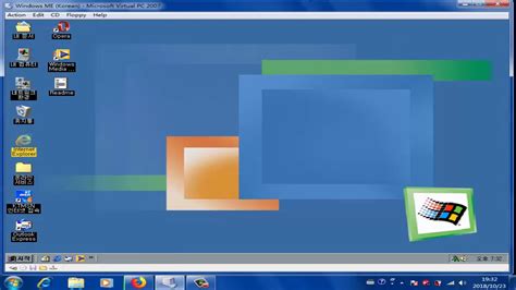 Windows Me Korean In Virtual Pc 2007 Youtube