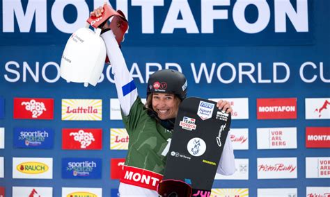 Coupe Du Monde Snowboardcross Chlo Trespeuch L Emporte Montafon