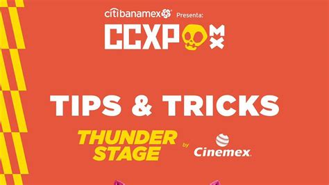 CCXP México comparte consejos para disfrutar al máximo el Thunder Stage