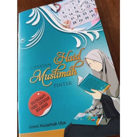 Jual Catatan Haid Haidl Muslimah Pintar Dilengkapi Tabel Catatan