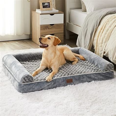 Amazon.com : BFPETHOME Dog Beds for Large Dogs, Orthopedic Dog Bed for ...