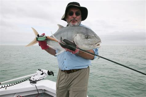 Target Trevally Golden When You Fly Fish In Australia