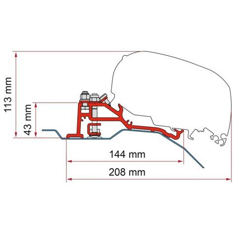 Fiamma Adapter Kit Fiat Ducato H Skyroof F R Markise F Kaufen Bei