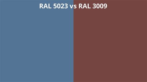 Ral 5023 Vs 3009 Ral Colour Chart Uk