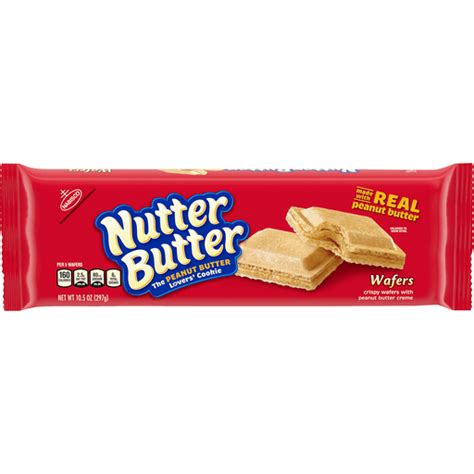 Nutter Butter Peanut Butter Wafer Cookies, 10.5 Oz | Peanut Butter ...