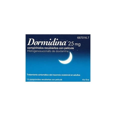 DORMIDINA 25 MG 14 COMPRIMIDOS