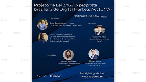 Projeto De Lei 2 768 A Proposta Brasileira De Digital Markets Act DMA