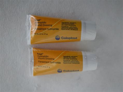 Lot Of 2 Triad Hydrophillic Wound Dressing 2 5 Oz Each By Coloplast 311701031331 Ebay