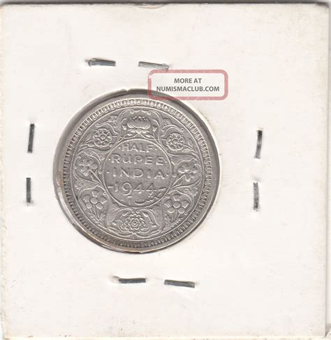 George Vi King Emperor Half Rupees India Km