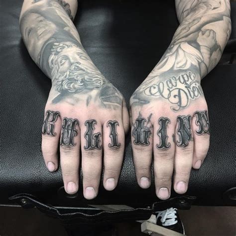 120 Best Knuckle Tattoo Designs Meanings Self Expression 2019