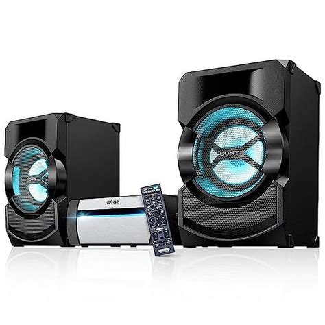 Sony Home Stereo System with Bluetooth, Powerful Bass, LED Lights ...