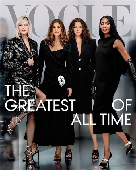 Naomi Campbell Cindy Crawford Linda Evangelista And Christy