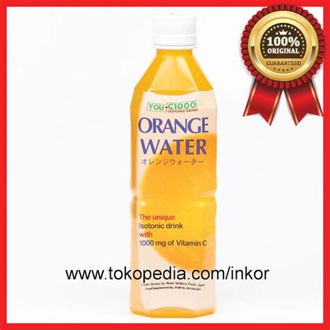 Jual You C Isotonic Water Orange Mg Ml Shopee Indonesia