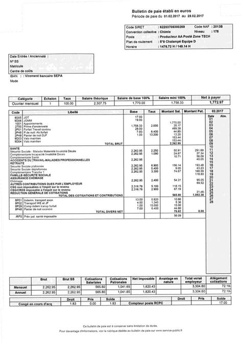 Exemple Bulletin De Salaire Cif Cdi 6720 Hot Sex Picture