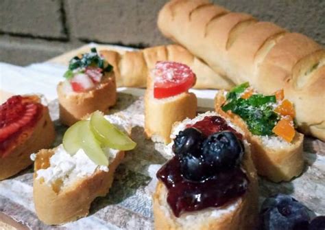 Baguette Tapas Dulces Y Saladas Receta De Daian Stacye Méndez