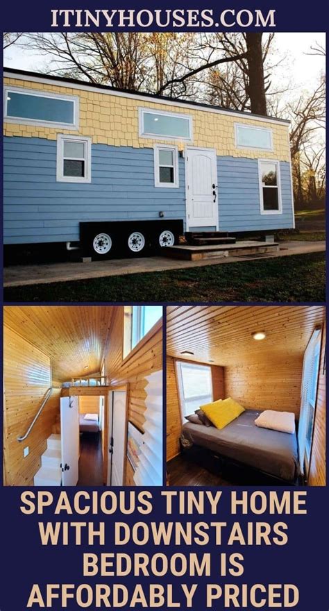 Spacious Tiny Home With Downstairs Bedroom Is Affordably Priced Tiny