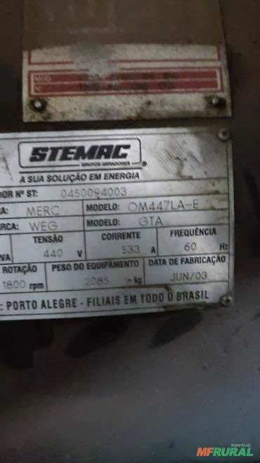 Grupo Gerador Stemac 450kva Em São Paulo Sp à Venda Compre 673165