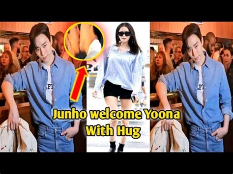 Wow Junho Welcome Yoona As She Arrived In New York To See His Mystery