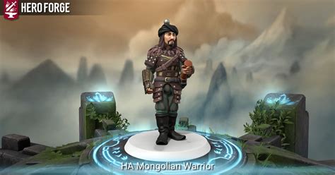 Ha Mongolian Warrior Made With Hero Forge